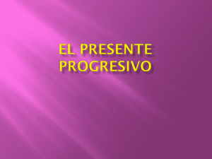 Present Progressive Powerpoint
