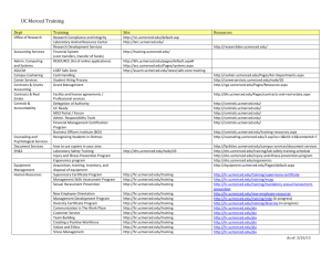 3/27/13 - List of Available Trainings