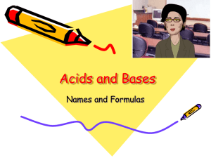Acids and Bases (JLO)