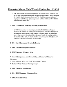 6) 2014 TMC Sponsor Members List