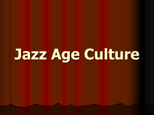 Jazz Age Culture 1920s Hollywood Silent Films