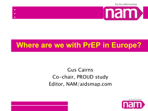 Gus Cairns (NAM) - HIV Prevention England