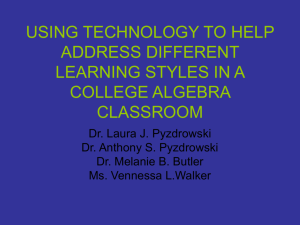 using technology to help address different learning