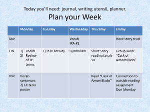 Plan your Week