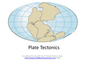 Plate Tectonics - Emerson Middle School