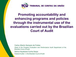 Brazil - NATIONAL EVALUATION CAPACITIES
