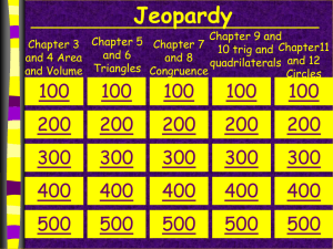 Semester 2 Jeopardy