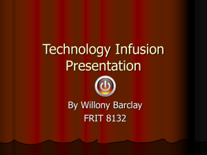 Technology Infusion Project