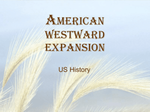 American Westward Expansion