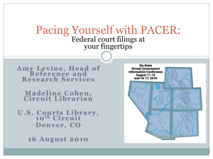 PACER - WebJunction