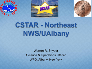 (CSTAR) Warren Snyder, WFO Albany