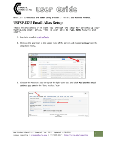 Click here to learn how to configure your USFSP Alias.