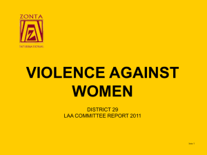 violence against women - Zonta Andalucia Málaga