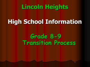 Gr-8-to-9-Transitions - Lincoln Heights Public School