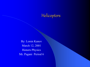 Power Point Presentation on Helicopters