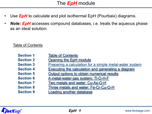 The EpH module