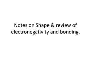 Notes on Shape and Electronegativity