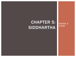 Chapter 5: Siddhartha