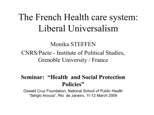 the French Health care system