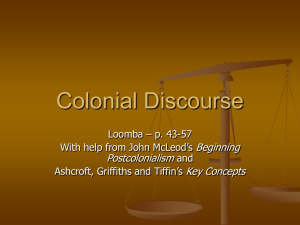 Colonial Discourse43-57