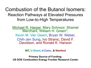 Combustion of the Butanol Isomers: Reaction Pathways at
