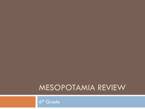 Mesopotamia Review Study Guide