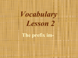 2- the prefix im