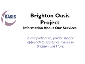 Brighton Oasis Project Information About Our Services