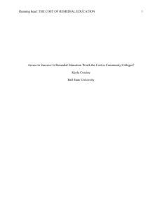 Literature Review - Access to success
