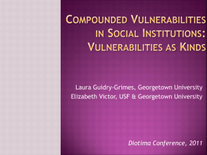 Compounded Vulnerabilities in Social - Laura Guidry