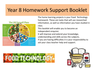 Year 8 Homework Support Booklet
