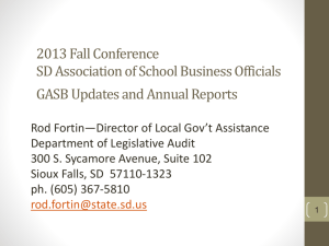GASB 63 & 65 - Rob Fortin (ppt file)