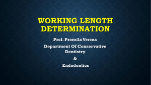 Working Length Determination [PPT]