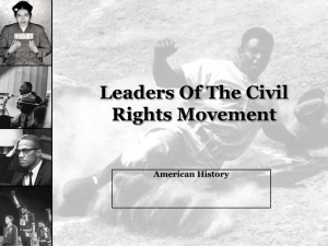 Leaders Of The Civil Rights Movement - History Connections
