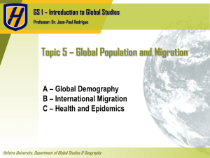 Topic 5 * Migration and Health