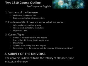 Lecture 2 - Department of Physics and Astronomy