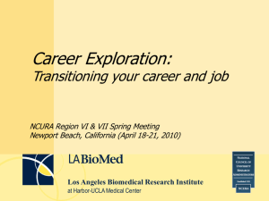 Session 29 - Transitioning your career