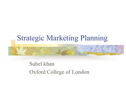 marketing planning