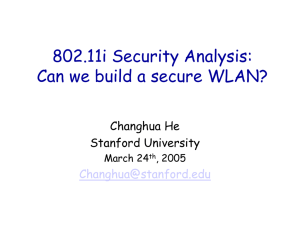 802.1X Authentication - Stanford CS Theory