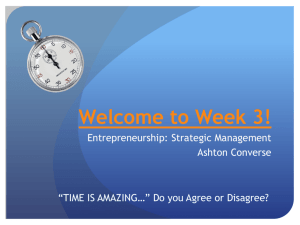 File - Entrepreneurship and Strategic Management @ Sias