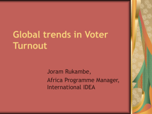 Global Trends in Voter Turnout