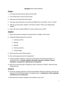 The Giver Study Guide Questions