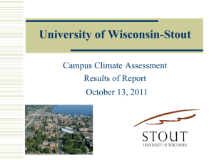 Assessing Campus Climate - University of Wisconsin