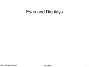 ITCS 6010 - Eye and Displays