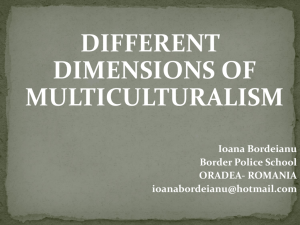 Different dimensions of multiculturalism