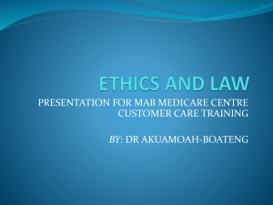 ethics and law 2-4