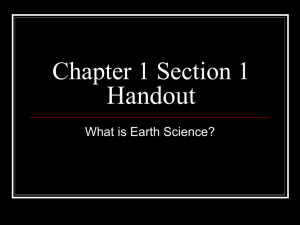 Chapter 1 Section 1 Handout