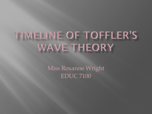 Timeline of Toffler*s Wave Theory