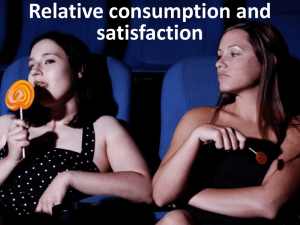 Relative Consumption