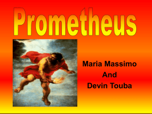 Prometheus - Mrs. Seale and Mrs. Iannucci